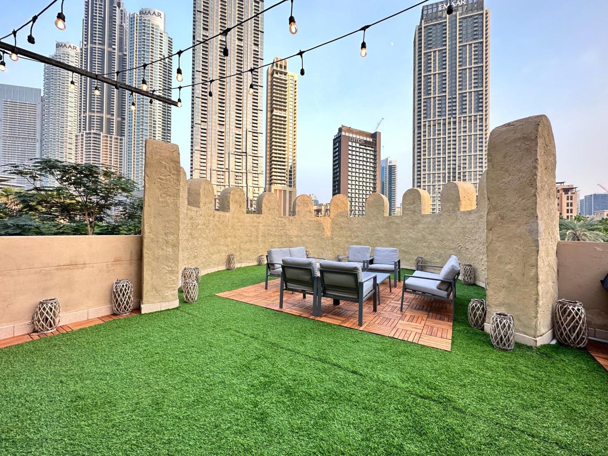Durrani Homes - Unique Garden Apt At Souk Al Bahar Besides Dubai Mall & Burjkhalifa With Private Jaccuzi Exteriér fotografie